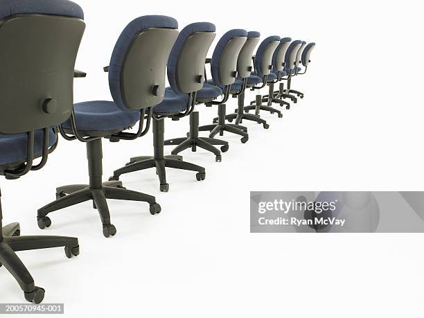 Chair Line Line Of Office Chairs Photos and Premium High Res Pictures - Getty Images
