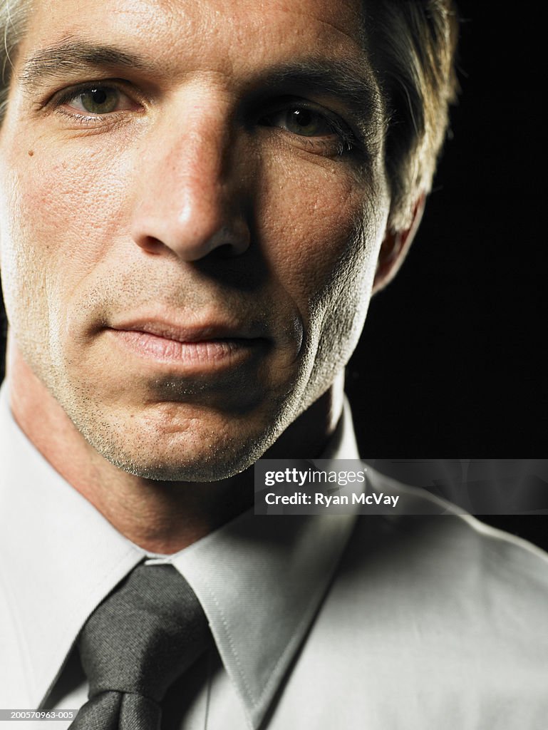 Business man, close-up, portrait