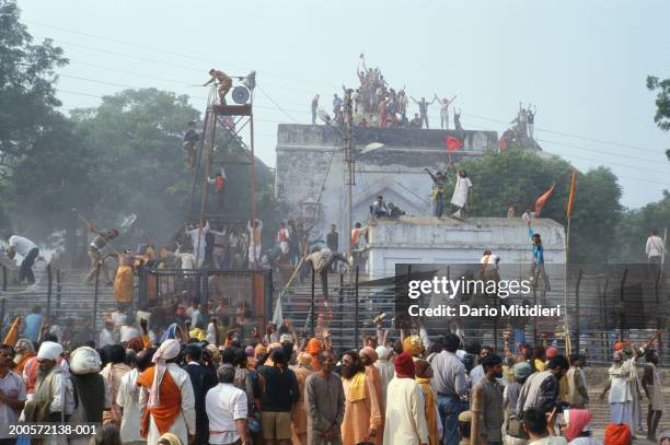 Ayodhya Riots 741 Babri Masjid Demolition Stock Photos, High-Res Pictures, and Images ...