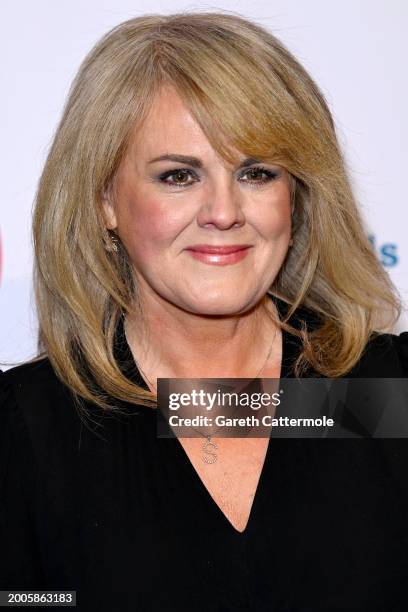 Sally Lindsay attends the TV Choice Awards 2024 at the Hilton Park Lane on February 12, 2024 in London, England.