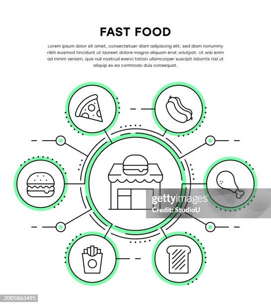 fast food infographic template - beef pie stock-grafiken, -clipart, -cartoons und -symbole