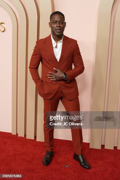 Sterling K. Brown attends the 96th Oscars Nominees Luncheon at The Beverly Hilton on February 12, 2024 in Beverly Hills, California.
