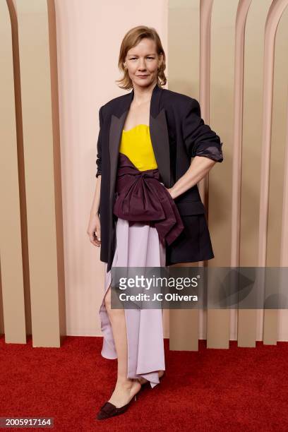 Sandra Hüller attends the 96th Oscars Nominees Luncheon at The Beverly Hilton on February 12, 2024 in Beverly Hills, California.