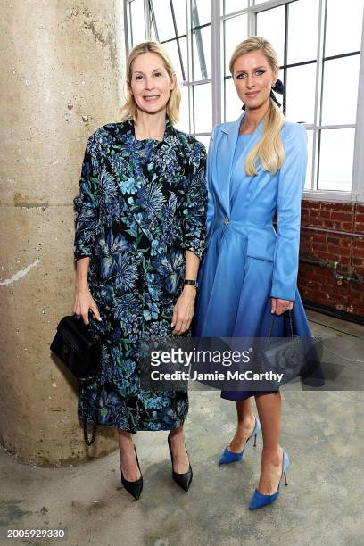 Kelly Rutherford and Nicky Hilton Rothschild attend the Pamella Roland fashion show during New York Fashion Week: The Shows at Starrett-Lehigh...