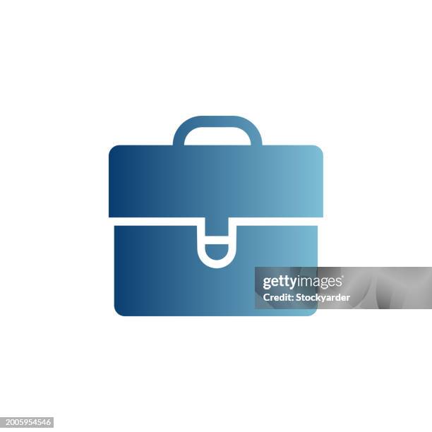toolbox meeting gradient solid icon - workers compensation stock illustrations