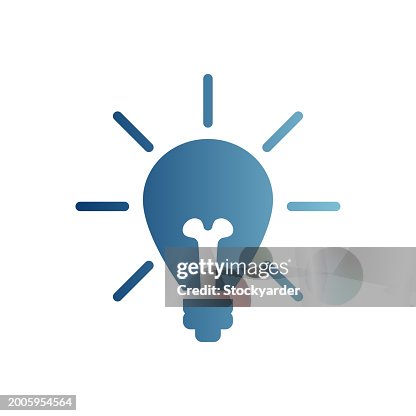 Idea Marketing Gradient Solid Icon Idea Marketing Gradient Solid Icon