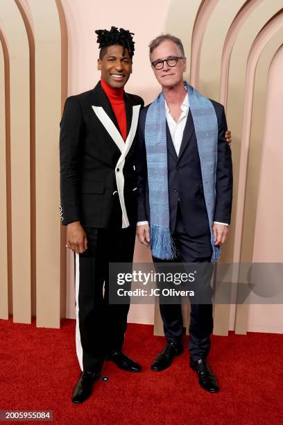 Jon Batiste and Dan Wilson attend the 96th Oscars Nominees Luncheon at The Beverly Hilton on February 12, 2024 in Beverly Hills, California.