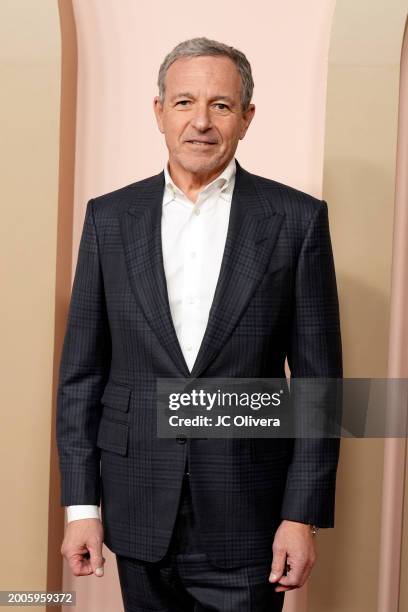 Bob Iger, CEO of the Walt Disney Co. Attends the 96th Oscars Nominees Luncheon at The Beverly Hilton on February 12, 2024 in Beverly Hills,...