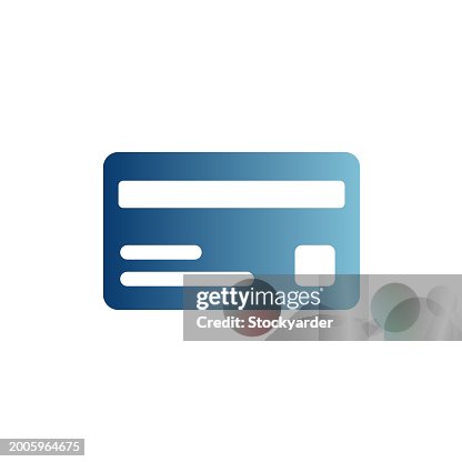 Credit Card Fraud Gradient Solid Icon Credit Card Fraud Gradient Solid Icon