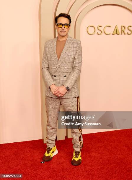 Robert Downey Jr. Attends the 96th Oscars Nominees Luncheon at The Beverly Hilton on February 12, 2024 in Beverly Hills, California.