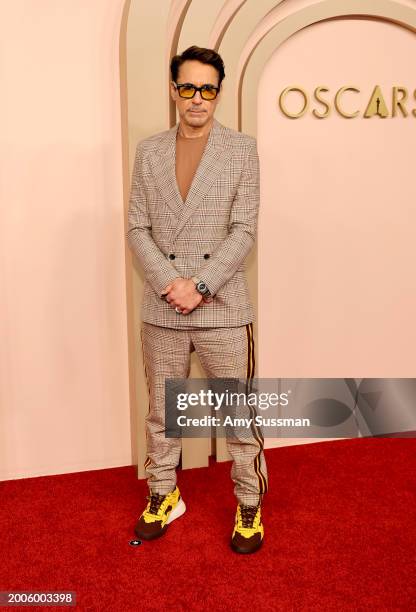 Robert Downey Jr. Attends the 96th Oscars Nominees Luncheon at The Beverly Hilton on February 12, 2024 in Beverly Hills, California.