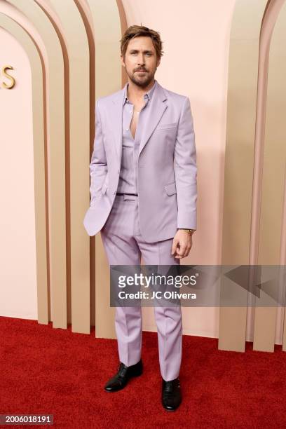 Ryan Gosling attends the 96th Oscars Nominees Luncheon at The Beverly Hilton on February 12, 2024 in Beverly Hills, California.