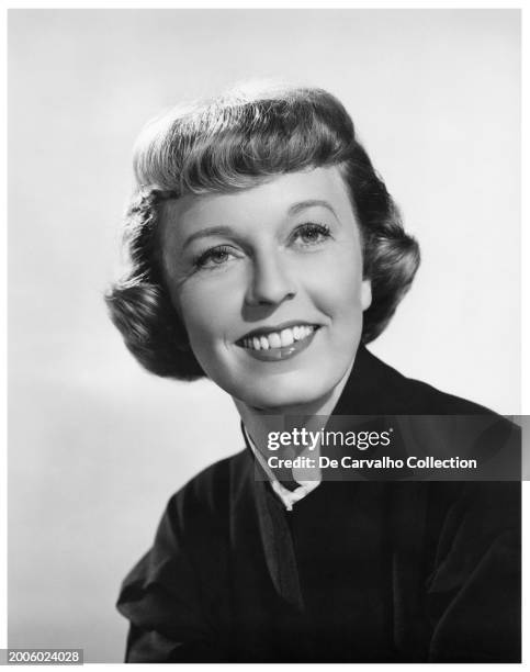 Publicity portrait of actor Margaret Sullavan from 1952, United States.