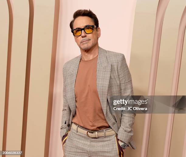 Robert Downey Jr. Attends the 96th Oscars Nominees Luncheon at The Beverly Hilton on February 12, 2024 in Beverly Hills, California.