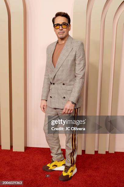 Robert Downey Jr. Attends the 96th Oscars Nominees Luncheon at The Beverly Hilton on February 12, 2024 in Beverly Hills, California.