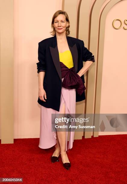 Sandra Hüller attends the 96th Oscars Nominees Luncheon at The Beverly Hilton on February 12, 2024 in Beverly Hills, California.