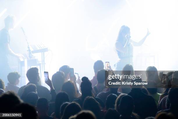 Alessandra performs onstage during her 'The Queen of Kings Tour' at La Maroquinerie on February 12, 2024 in Paris, France.