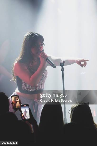 Alessandra performs onstage during her 'The Queen of Kings Tour' at La Maroquinerie on February 12, 2024 in Paris, France.