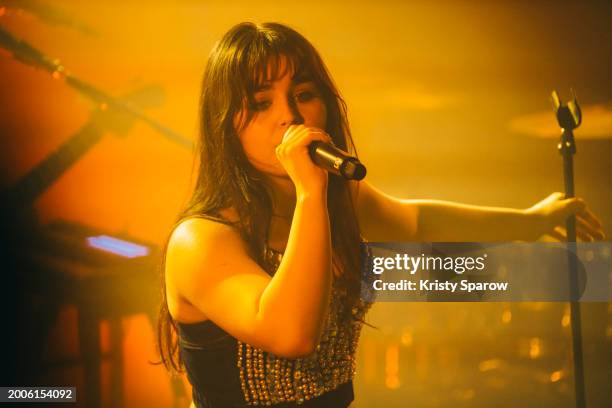 Alessandra performs onstage during her 'The Queen of Kings Tour' at La Maroquinerie on February 12, 2024 in Paris, France.