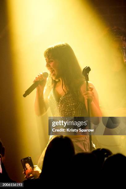 Alessandra performs onstage during her 'The Queen of Kings Tour' at La Maroquinerie on February 12, 2024 in Paris, France.