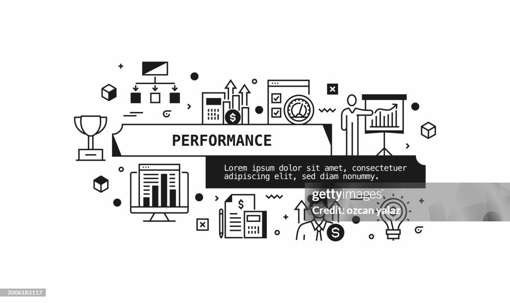 Performance Related Vector Banner Design Concept Global Multisphere ...