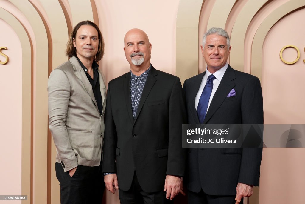Jason Ruder, Tom Ozanich and Dean Zupancic attend the 96th Oscars ...