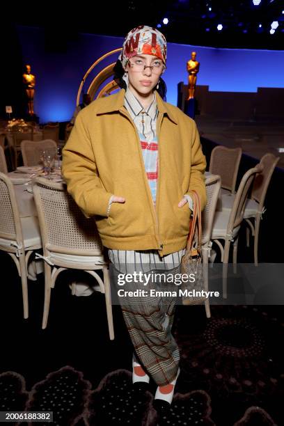 Billie Eilish attends the 96th Oscars Nominees Luncheon at The Beverly Hilton on February 12, 2024 in Beverly Hills, California.