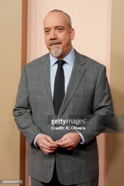 Paul Giamatti attends the 96th Oscars Nominees Luncheon at The Beverly Hilton on February 12, 2024 in Beverly Hills, California.