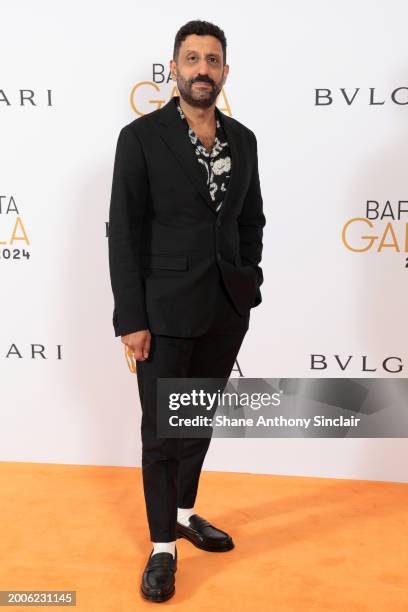 Adeel Akhtar attends the BAFTA Gala 2024, Supported By Bulgari at The Peninsula Hotel on February 15, 2024 in London, England.