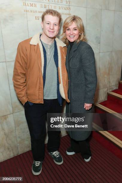 Guest and Anthea Turner attend the gala performance of "Everybody's Talking About Jamie" to celebrate the musical's return to London at the Peacock...