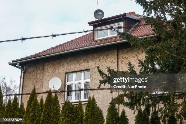 Present view on an original house which was occupied by Rudolf Hoess, the Nazi commandant and his family during World War II and which is situated...