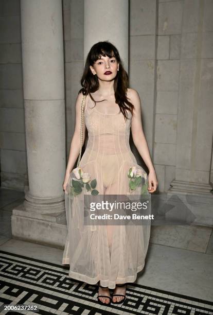 Lauren Mayberry of CHVRCHES attends the Harris Reed AW24 Show on February 15, 2024 in London, England.