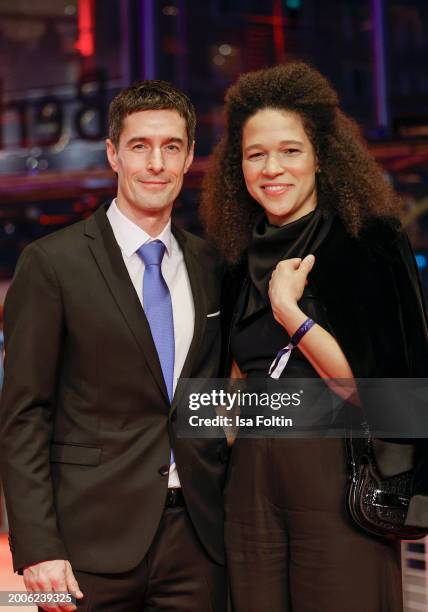 Marko Sasic and former professional soccer player Celia Sasic during the "Small Things Like These" premiere and Opening Red Carpet for the 74th...