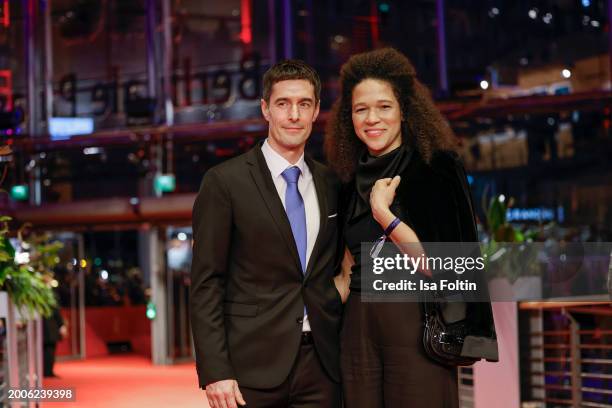 Marko Sasic and former professional soccer player Celia Sasic during the "Small Things Like These" premiere and Opening Red Carpet for the 74th...