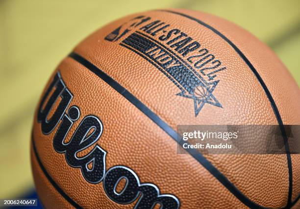 Basketball ball is introduced besides the LED court and jerseys to be used for events at Lucas Oil Stadium which is introduced within the 2024 NBA...