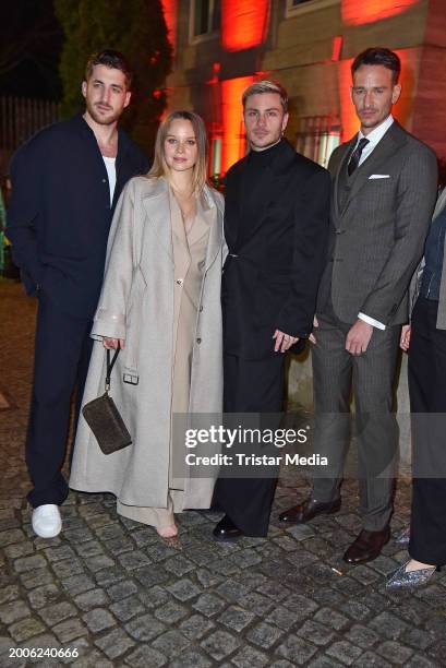 Jannik Schuemann, Felix Kruck, Sonja Gerhardt and Vladimir Burlakov at the Berlin Opening Night 2024 during the 74th Berlinale International Film...