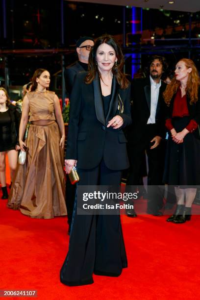 Iris Berben during the "Small Things Like These" premiere and Opening Red Carpet for the 74th Berlinale International Film Festival Berlin at...