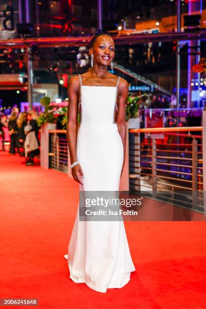 Lupita Nyong'o during the "Small Things Like These" premiere and Opening Red Carpet for the 74th Berlinale International Film Festival Berlin at...