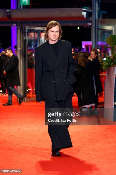 Lars Eidinger during the "Small Things Like These" premiere and Opening Red Carpet for the 74th Berlinale International Film Festival Berlin at...