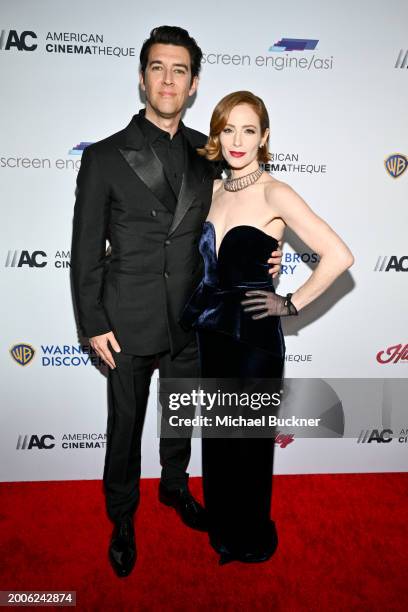 Guy Nattiv and Jaime Ray Newman at the 37th Annual American Cinematheque Awards Honoring Helen Mirren held at The Beverly Hilton on February 15, 2024...