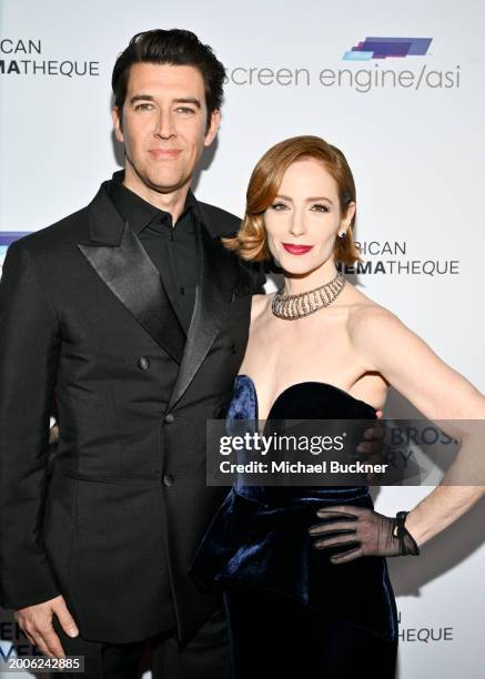 Guy Nattiv and Jaime Ray Newman at the 37th Annual American Cinematheque Awards Honoring Helen Mirren held at The Beverly Hilton on February 15, 2024...