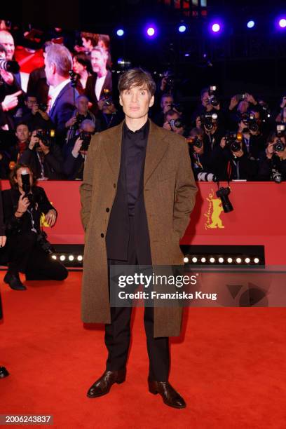 Cillian Murphy attend the "Small Things Like These" premiere and Opening Red Carpet for the 74th Berlinale International Film Festival Berlin at...