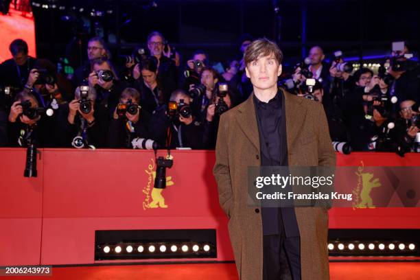 Cillian Murphy attend the "Small Things Like These" premiere and Opening Red Carpet for the 74th Berlinale International Film Festival Berlin at...