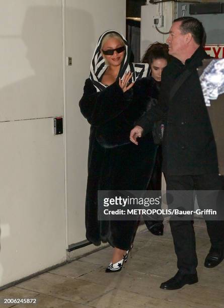 Beyonce is seen on February 15, 2024 in New York City.
