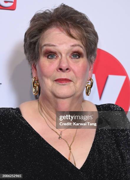 Anne Hegerty attends the TV Choice Awards 2024 at the Hilton Park Lane on February 12, 2024 in London, England.