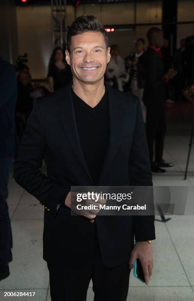 Ryan Seacrest attends the Naeem Khan show during New York Fashion Week on February 12, 2024 in New York City.