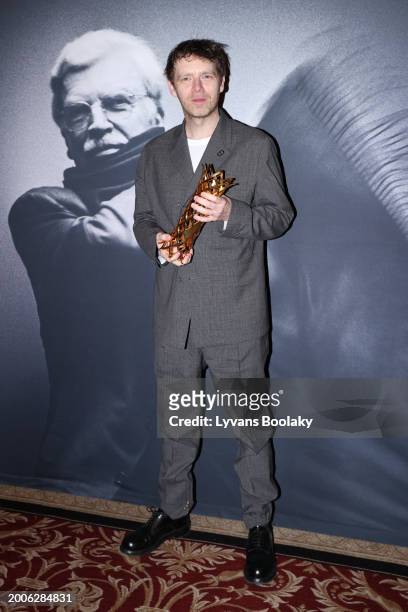 Antoine Reinartz receives the Daniel Toscan award for Marie Ange Luciani the Producer's Dinner - Cesar Film Awards 2024 At l'Hotel Intercontinental...