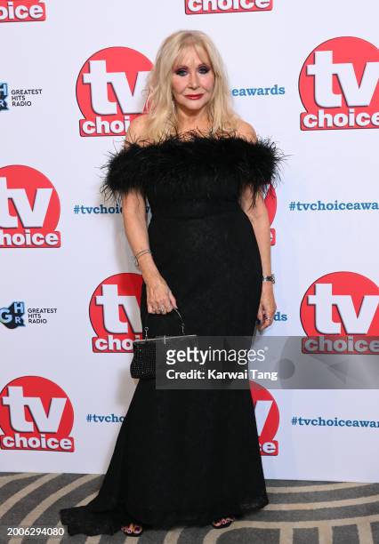 Carol Harrison attends the TV Choice Awards 2024 at the Hilton Park Lane on February 12, 2024 in London, England.