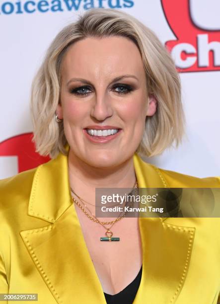 Steph McGovern attends the TV Choice Awards 2024 at the Hilton Park Lane on February 12, 2024 in London, England.