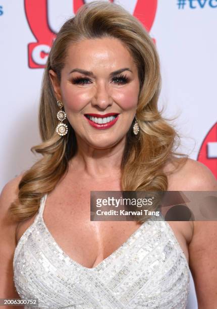 Claire Sweeney attends the TV Choice Awards 2024 at the Hilton Park Lane on February 12, 2024 in London, England.
